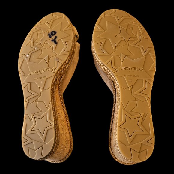 EUC These look Brand New JIMMY CHOO Wedge Cork Heal PERFECT for SUMMER. Size 41 - Picture 6 of 9